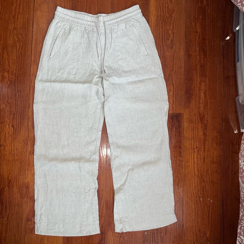 Athleta 100% linen Pants